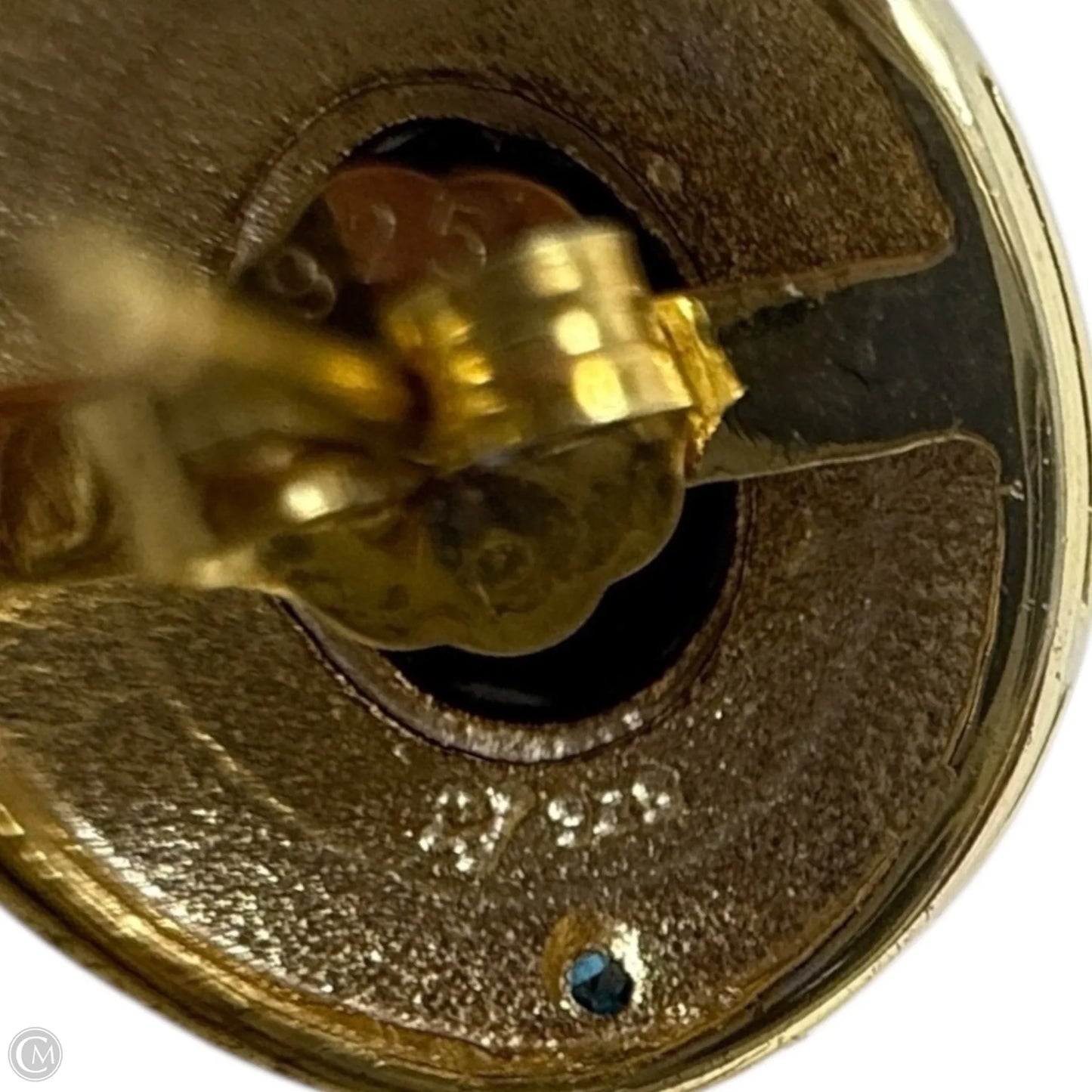 Sterling Silver Double Halo Crystal Earrings