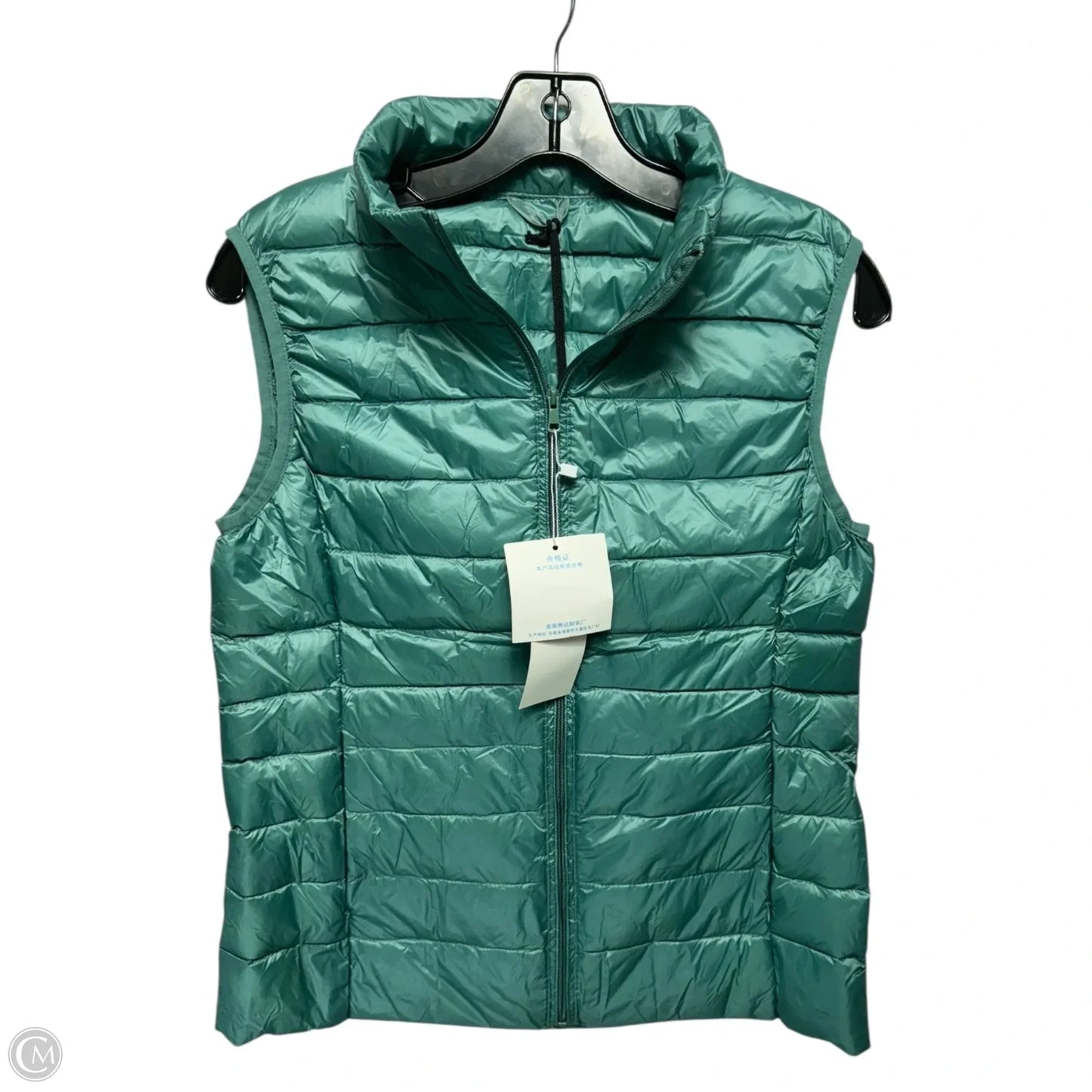 Vest Puffer & Quilted Unbranded In Green, Size: L
