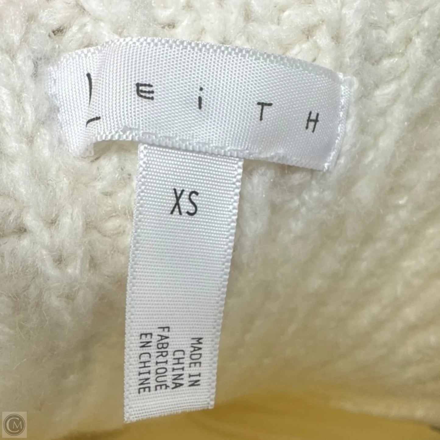 Sweater By Leith In Cream, Size: Xs