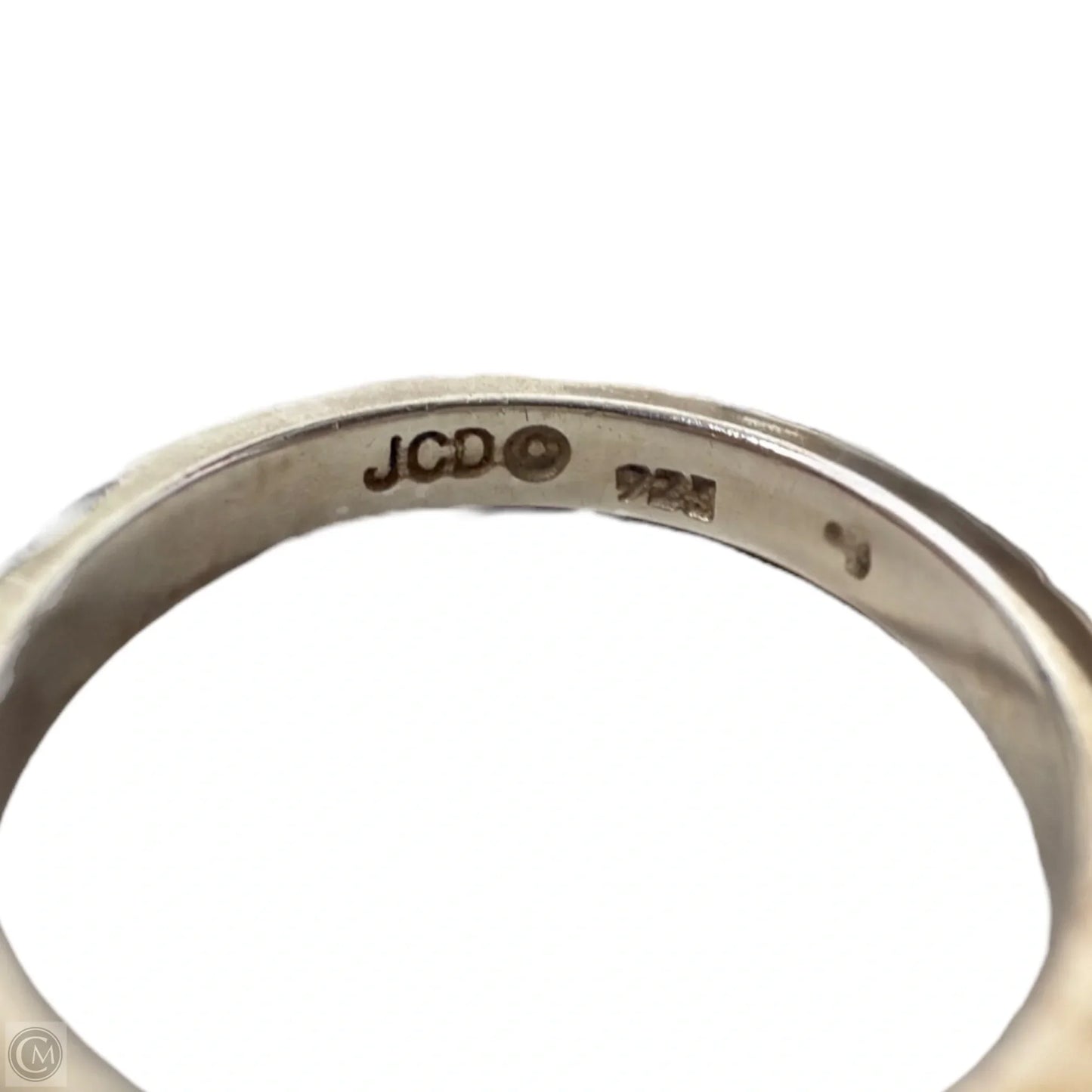 Sterling Silver & Pearl Inset Ring Sterling Silver By Janice Gerardi, Size: 8