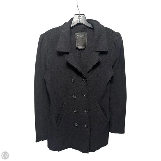 Wool Sweater Cardigan By Duarte In Black, Size: S