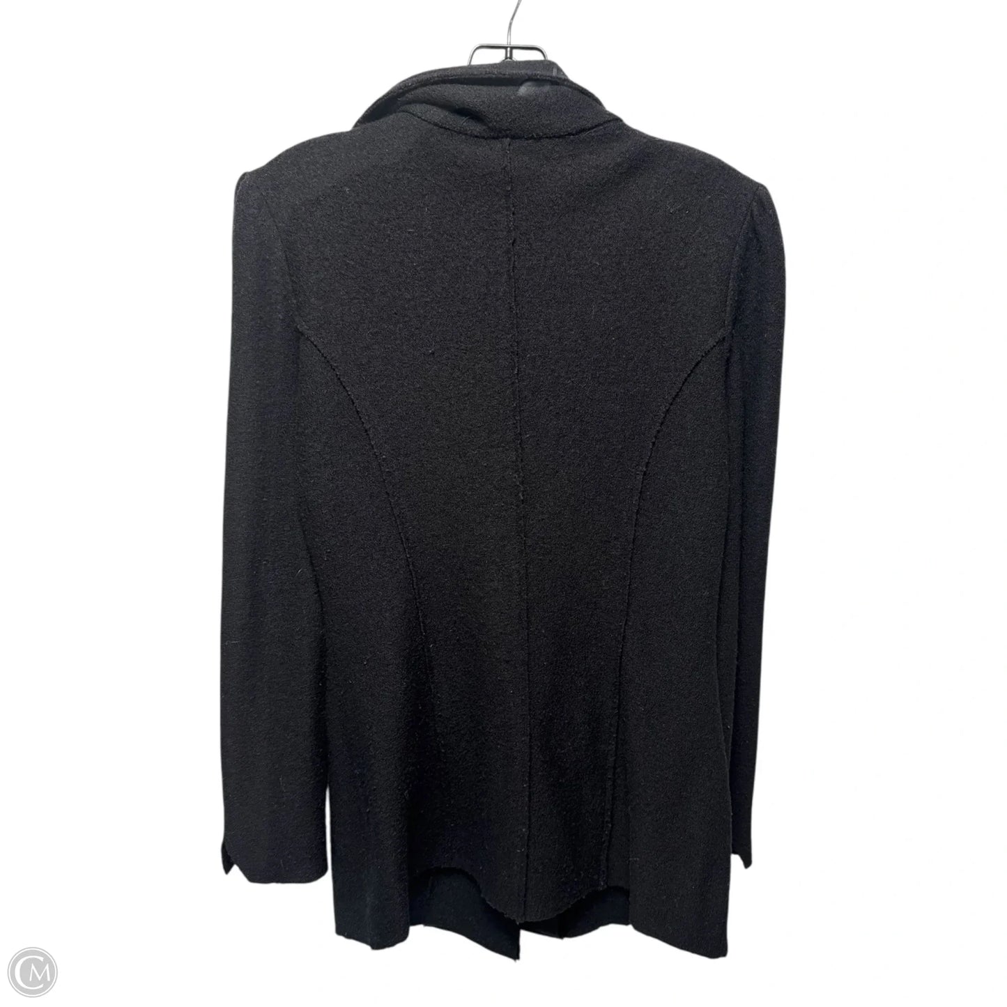 Wool Sweater Cardigan By Duarte In Black, Size: S
