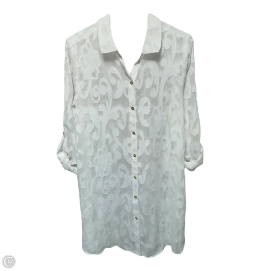 Tunic Designer By Lilly Pulitzer In White, Size: M