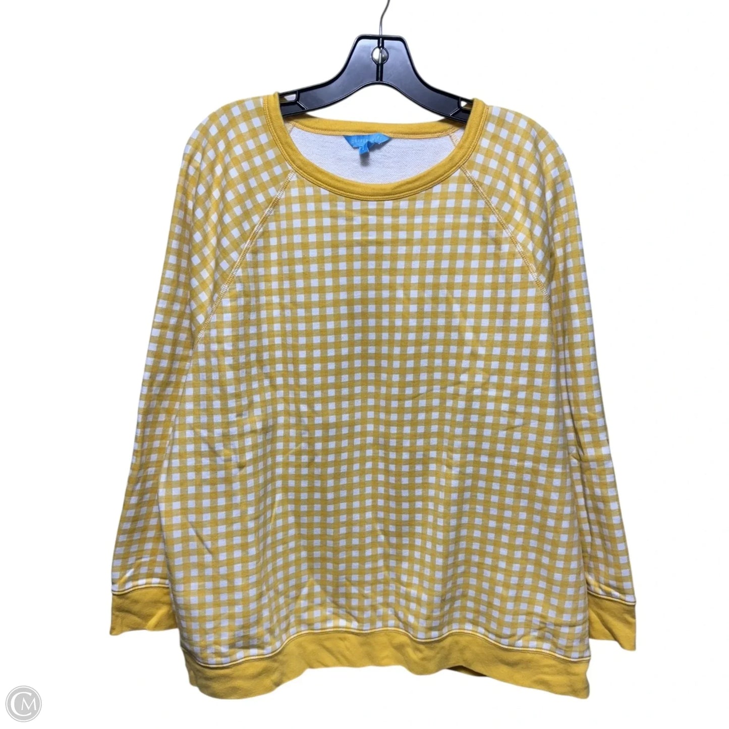 Top Long Sleeve By Draper James In Yellow, Size: 2x