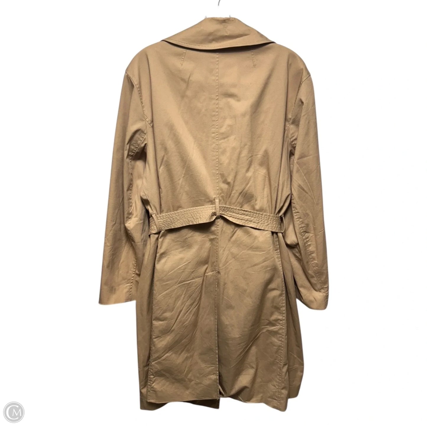 Trench Coat Raincoat By Talbots In Tan, Size: 2x