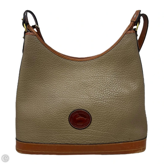 AS IS Vintage Pebbled Leather Shoulder Handbag Designer By Dooney And Bourke, Size: Medium
