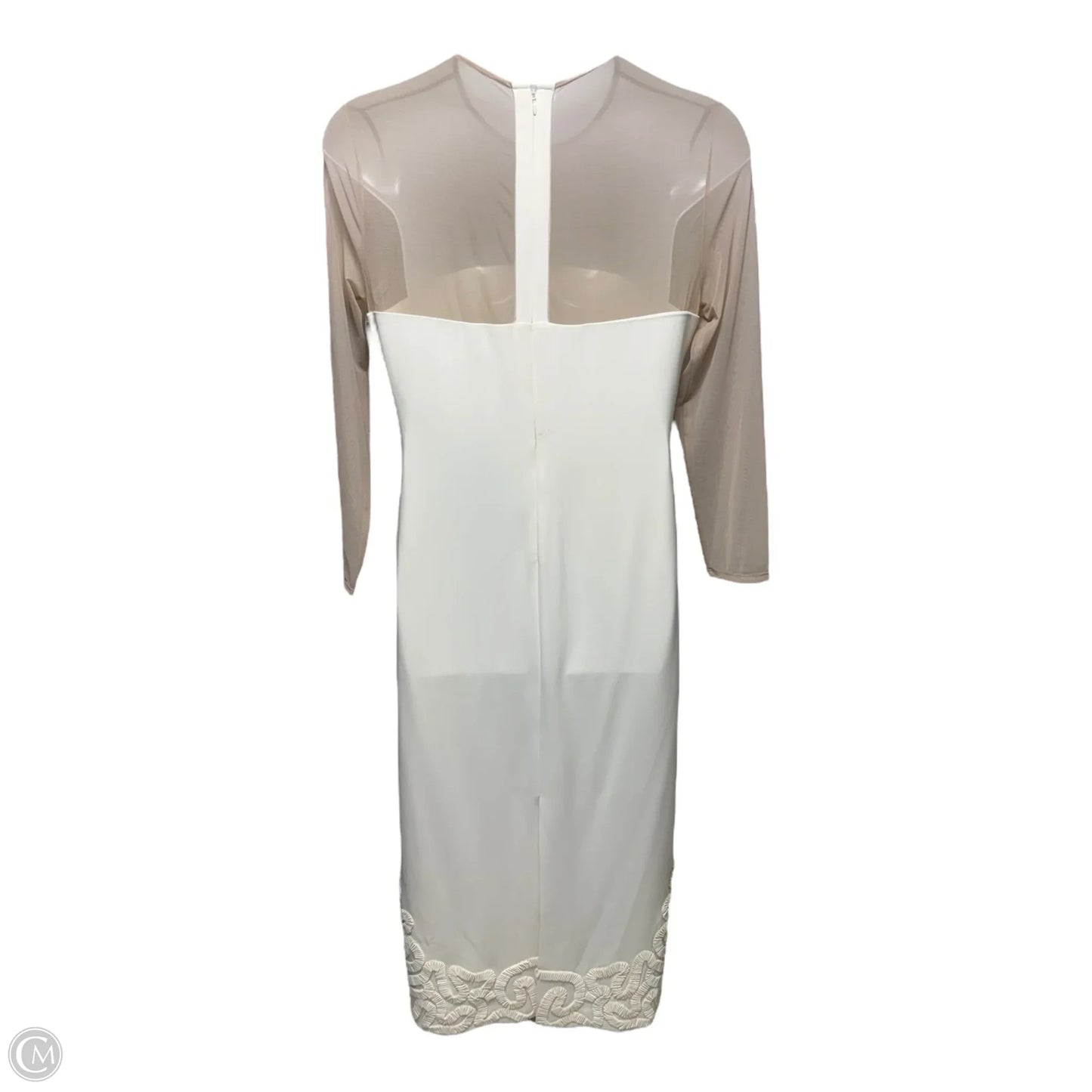 Dress Party Maxi By Elizabeth Damrich x Antonio Melani In Cream, Size: 12