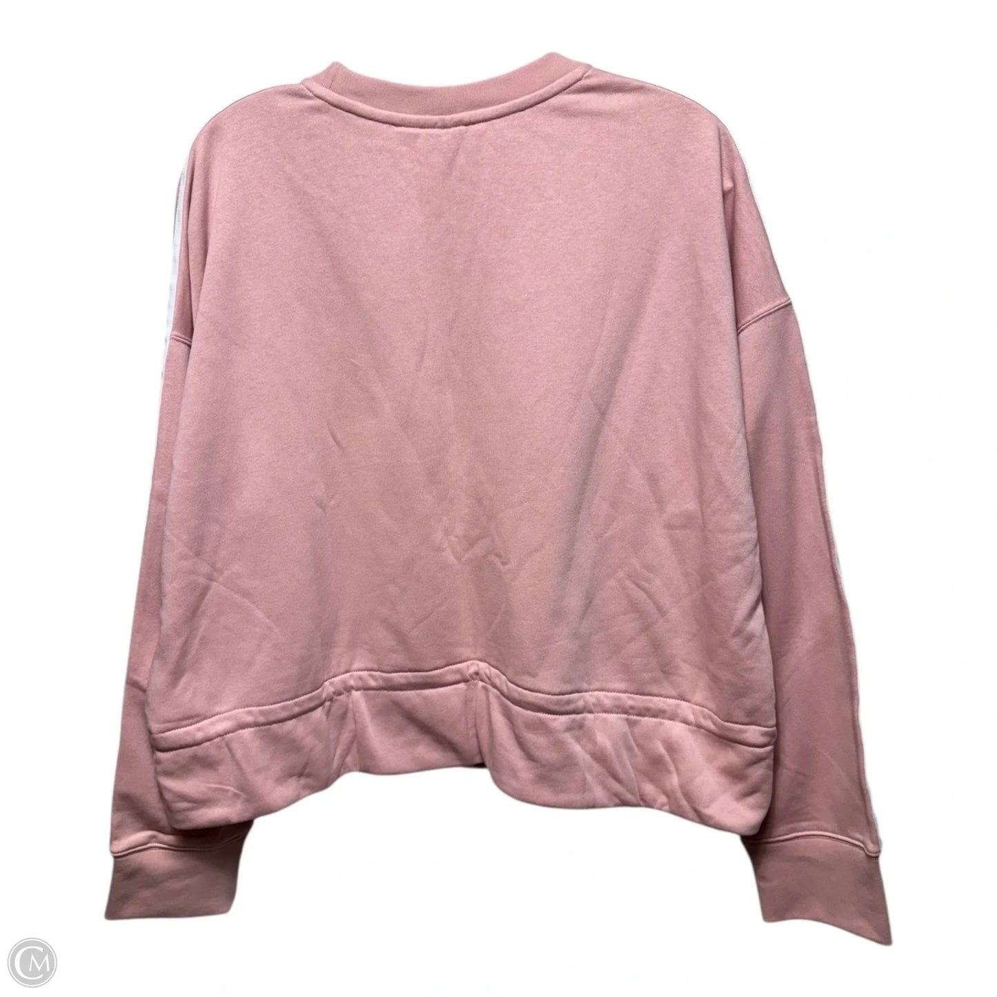 Athletic Sweatshirt Crewneck By Adidas In Pink, Size: Xl