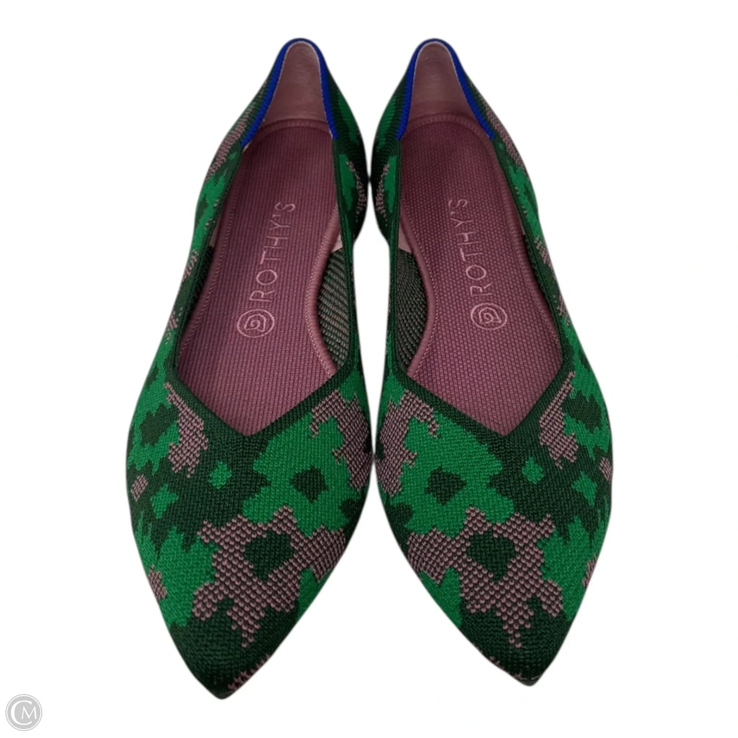 Limited Edition The Point Flats By Rothys In Botanicamo, Size: 10.5