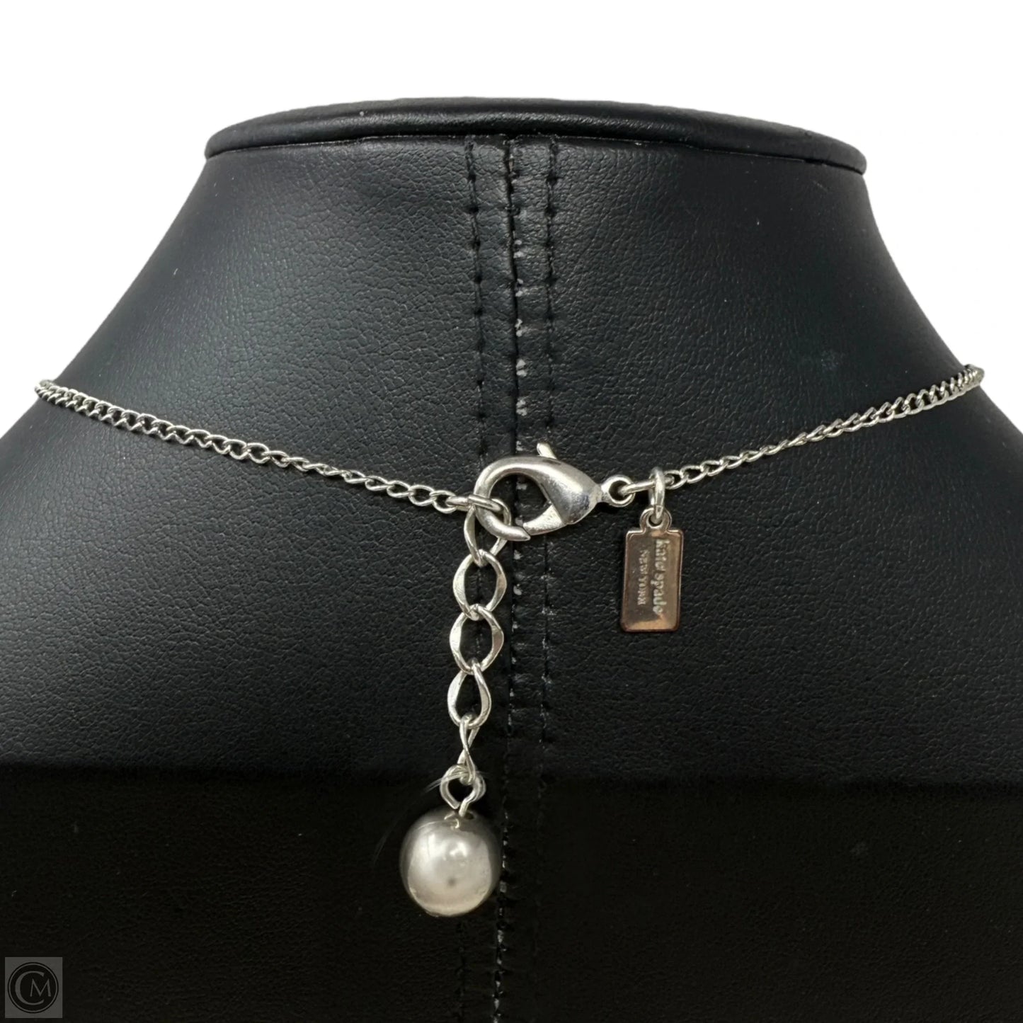 In a Twinkling Silver Tone CZ Pave Necklace Designer By Kate Spade