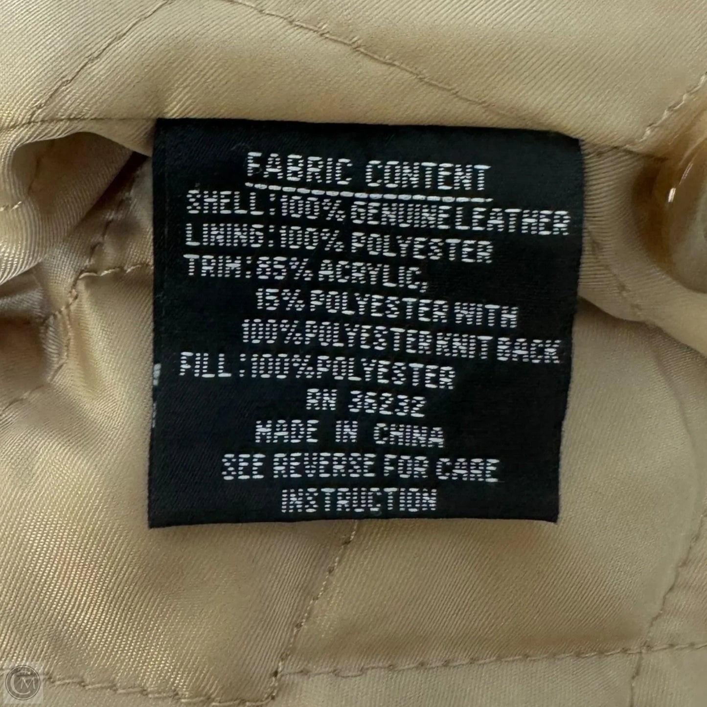 Vintage Suede Coat By Gallery In Tan, Size: L