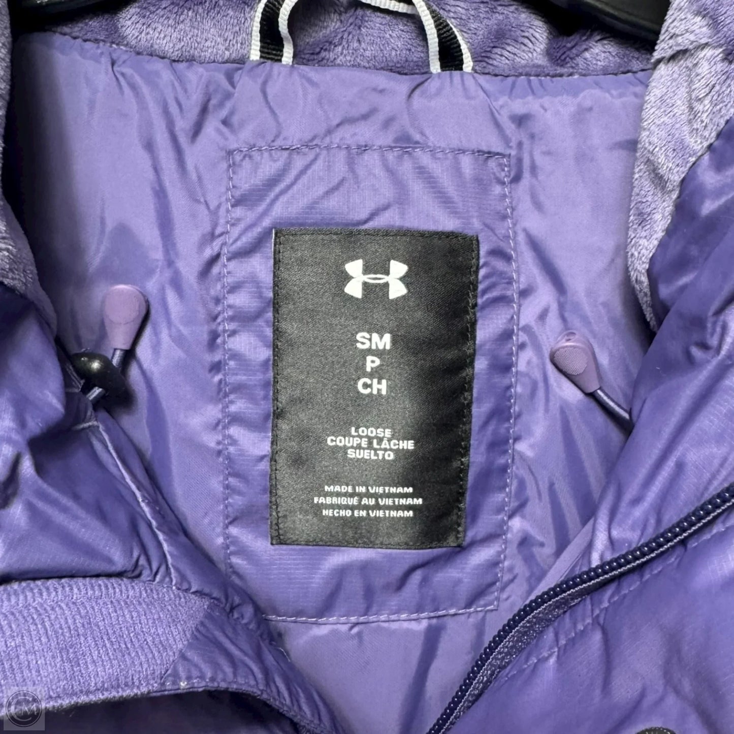 Duck Down Fill Coat Puffer & Quilted By Under Armour In Purple, Size: S