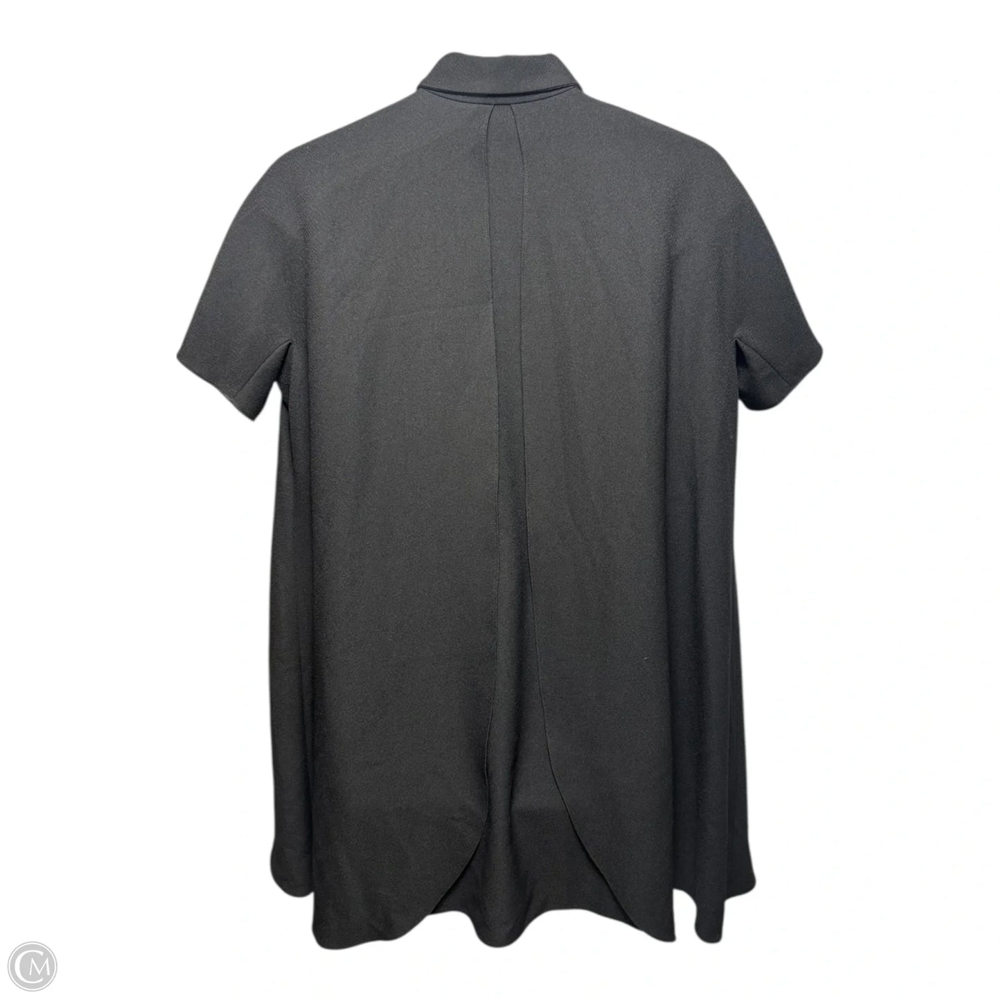 Kaelen shift cape dress short sleeve black button front By Kaelen In Black, Size: M