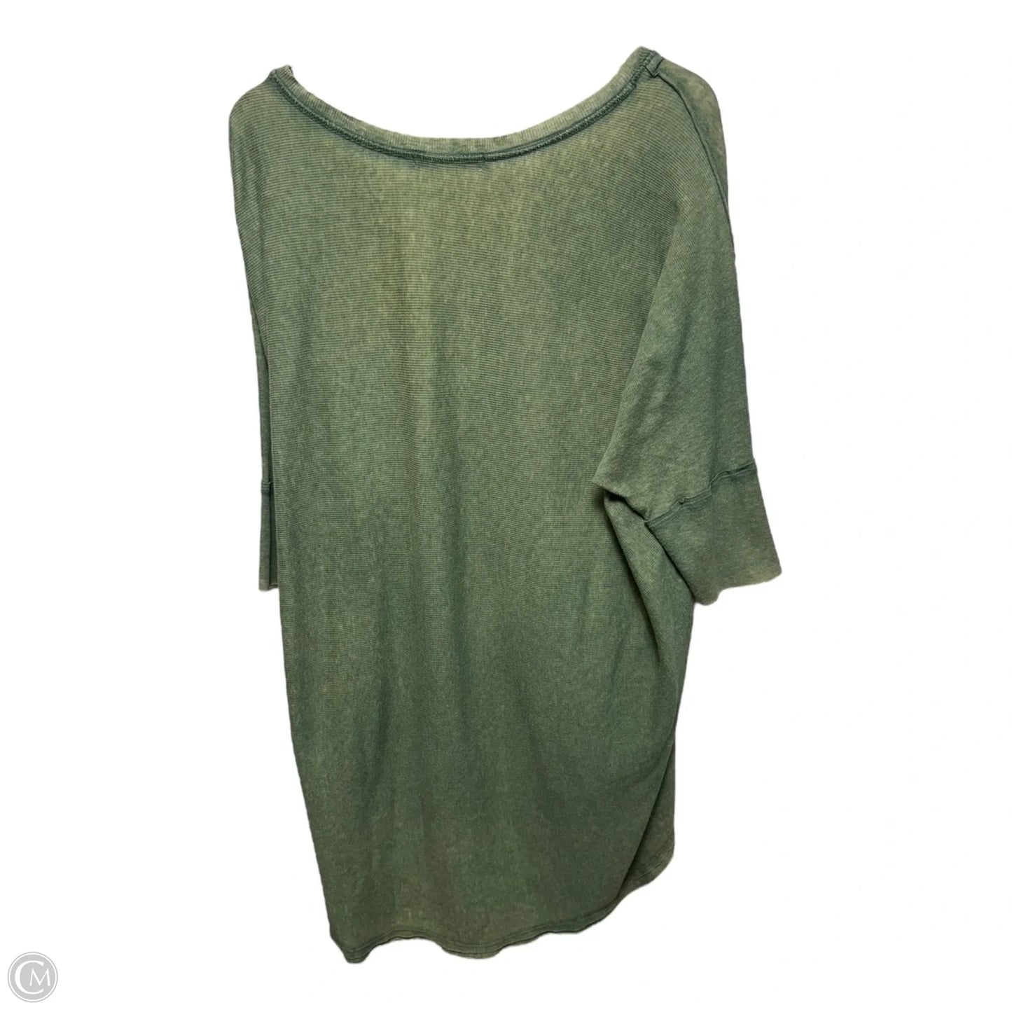 Top 3/4 Sleeve Top By We The Free In Green, Size: S