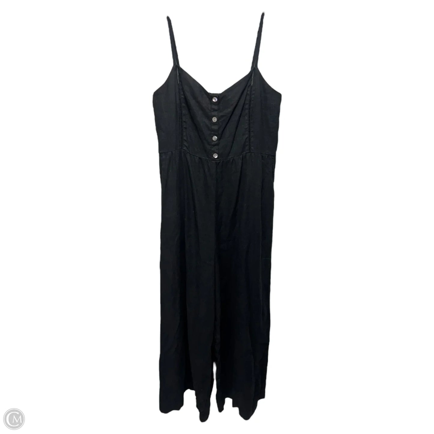 Sleeveless Wide-Leg Jumpsuit By Madewell In Black, Size: 16