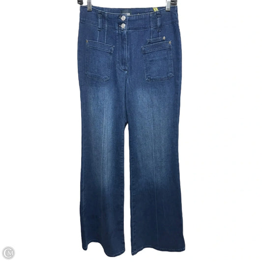 Junie High Rise Wide-Leg Jeans By Maeve In Blue Denim, Size: 4/27