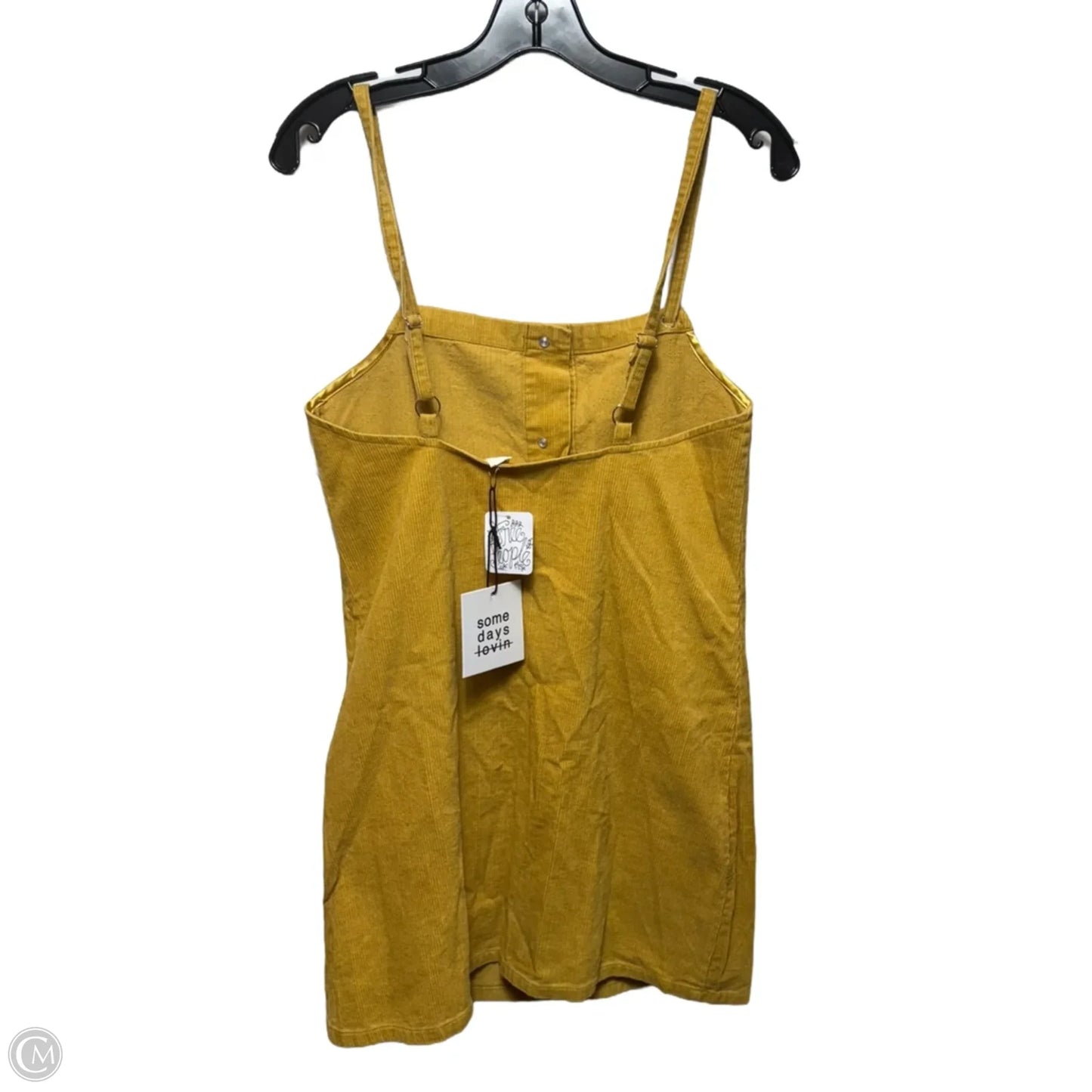 Rising Sun Pinafore Dress By Some Days Lovin X Free People In Butter, Size: XS
