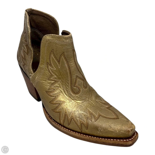 Boots Western By Ariat In Gold, Size: 9.5