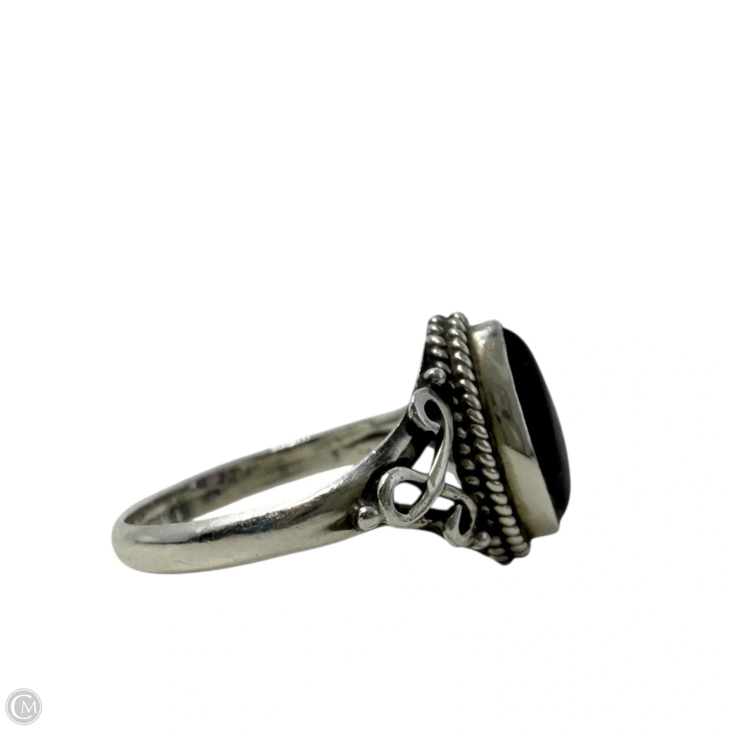 Sterling Silver & Amethyst Ring, Size: 6