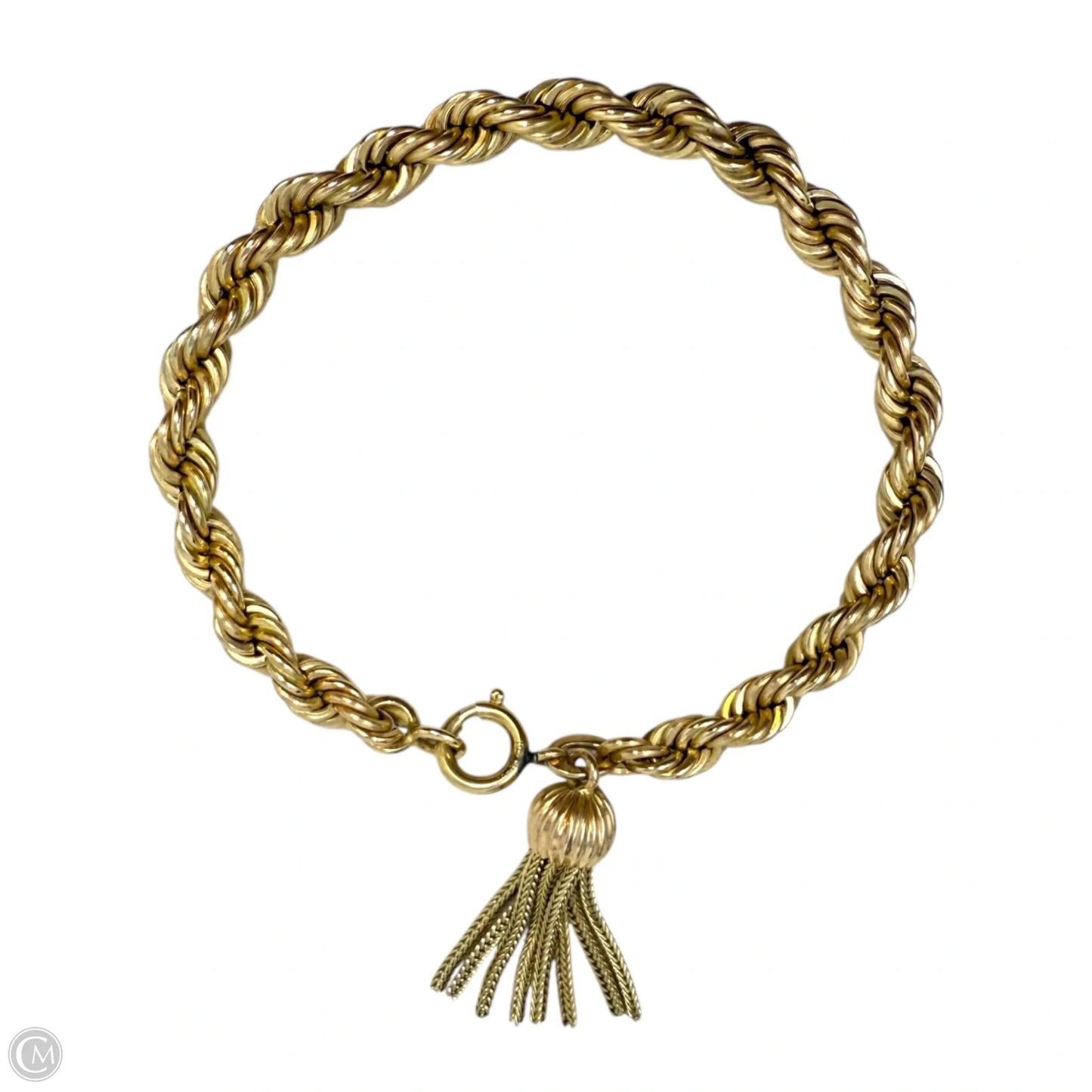 12K Gold Filled Rope Chain Bracelet By A.G.