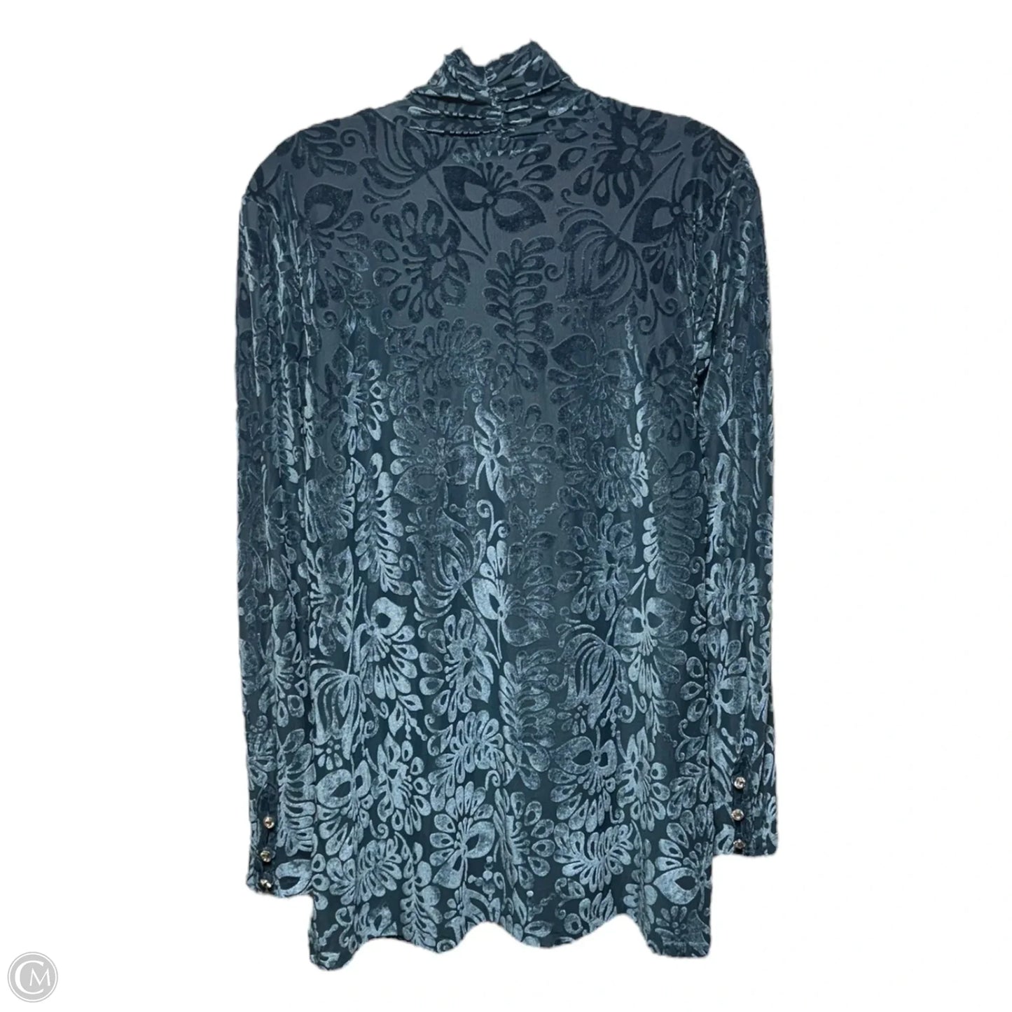 Walden Velvet Turtleneck By Soft Surroundings In Legion Blue, Size: M