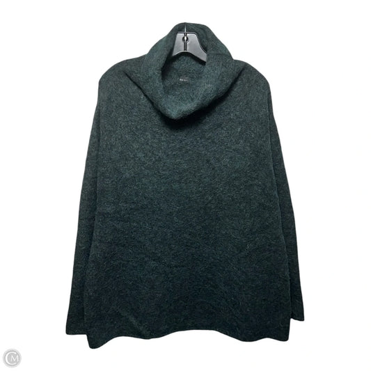 Wool Blend Sweater By Eileen Fisher In Green, Size: S