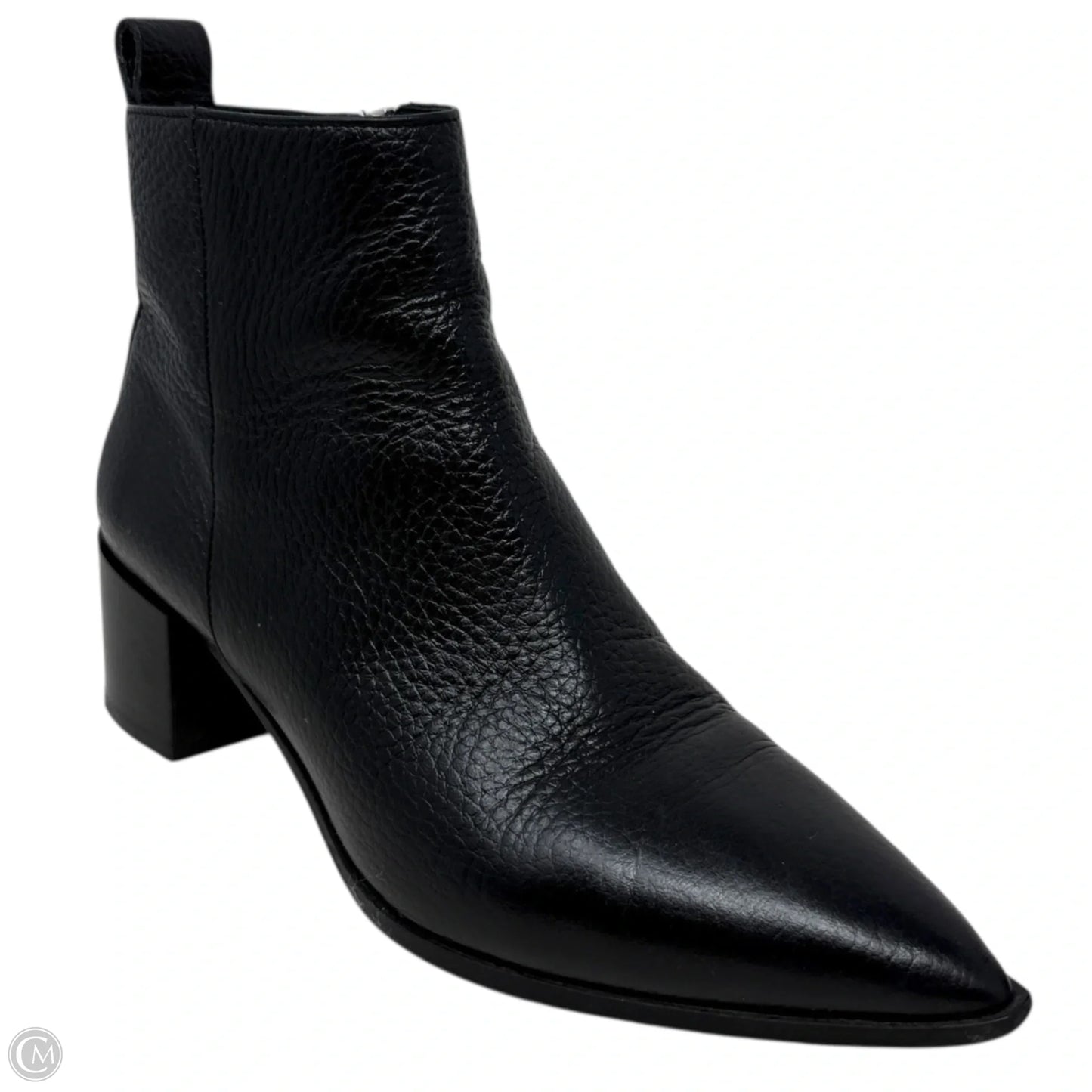 The Boss Boots By Everlane In Black Pebbled Leather, Size: 7