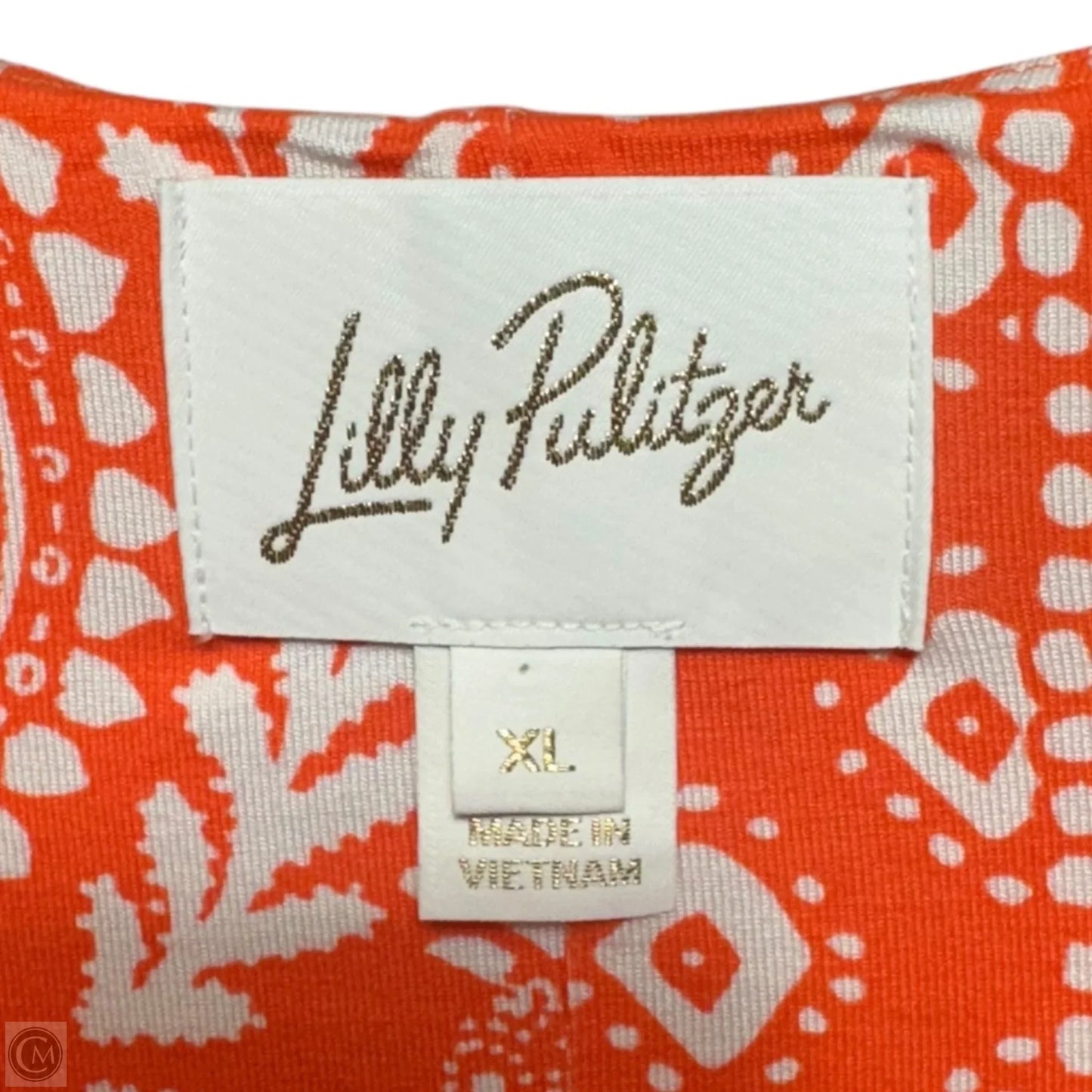 Ulla Maxi Dress Designer By Lilly Pulitzer In Orange, Size: Xl