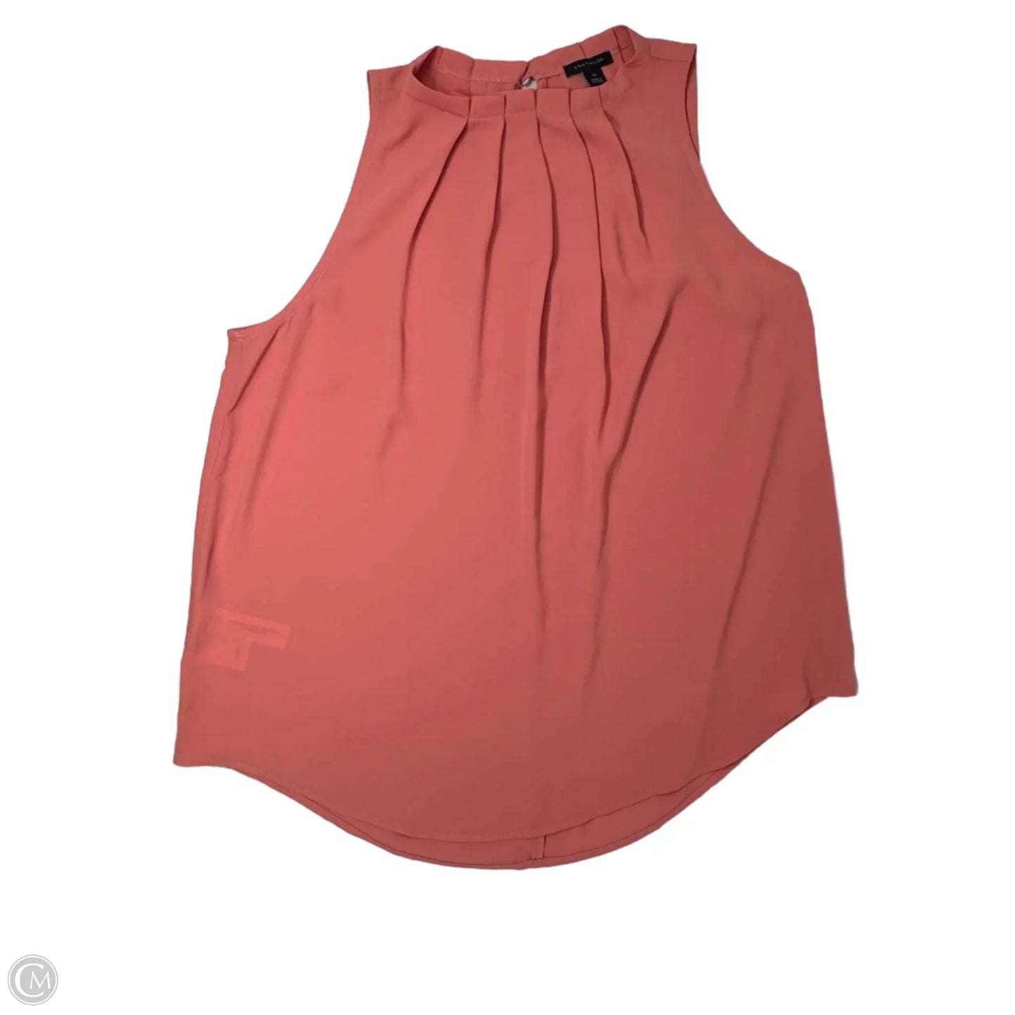 Top Sleeveless By Ann Taylor In Peach, Size: XS