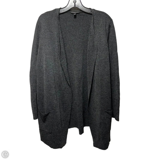 Sweater Cardigan By Eileen Fisher In Grey, Size: 1x