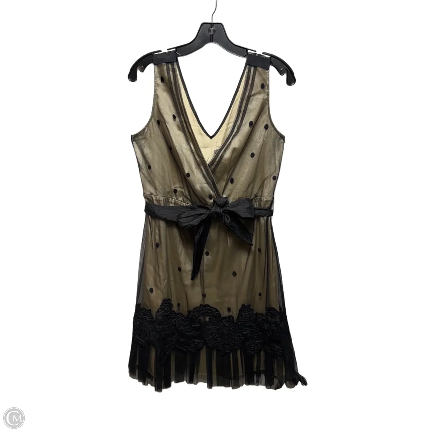Mesh & Lace Cocktail Dress By Yoana Baraschi X Anthropologie In Black, Size: 6