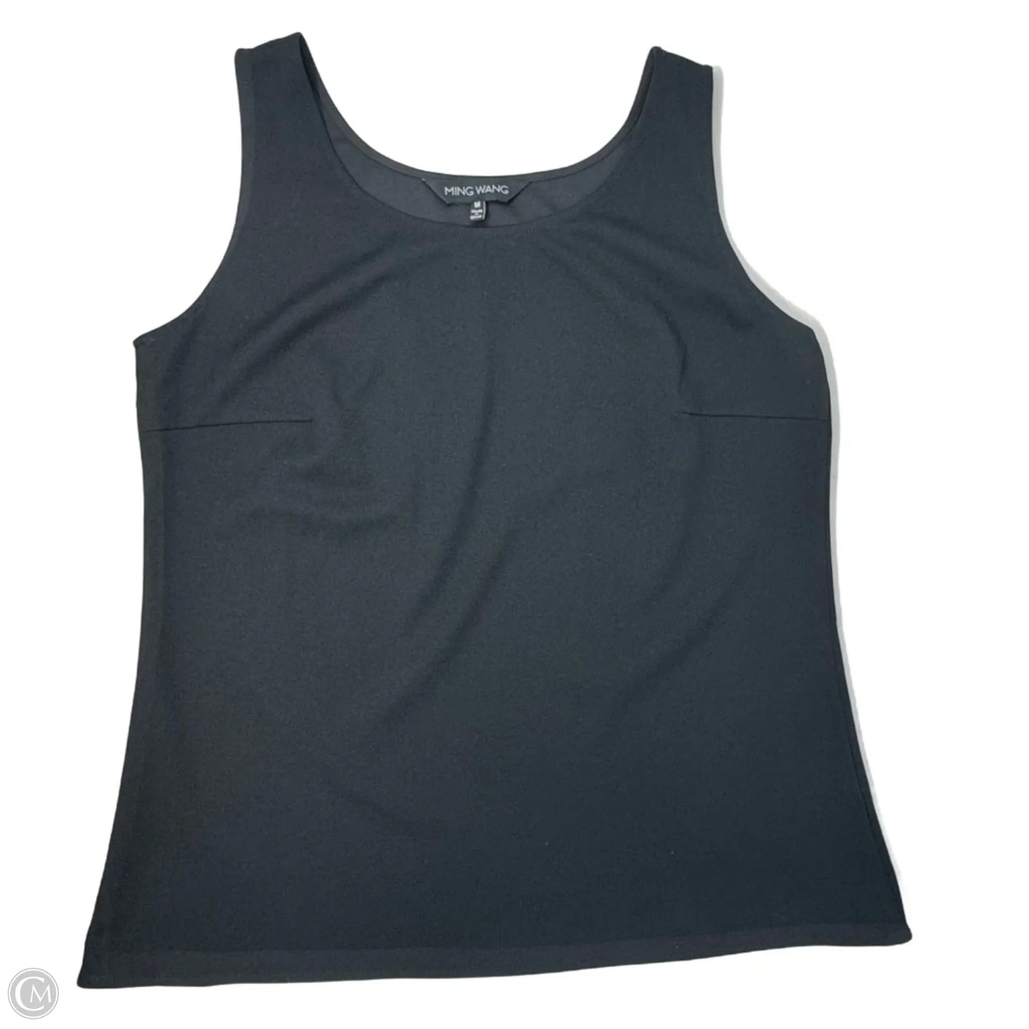Top Short Sleeve By Ming Wang In Black, Size: M