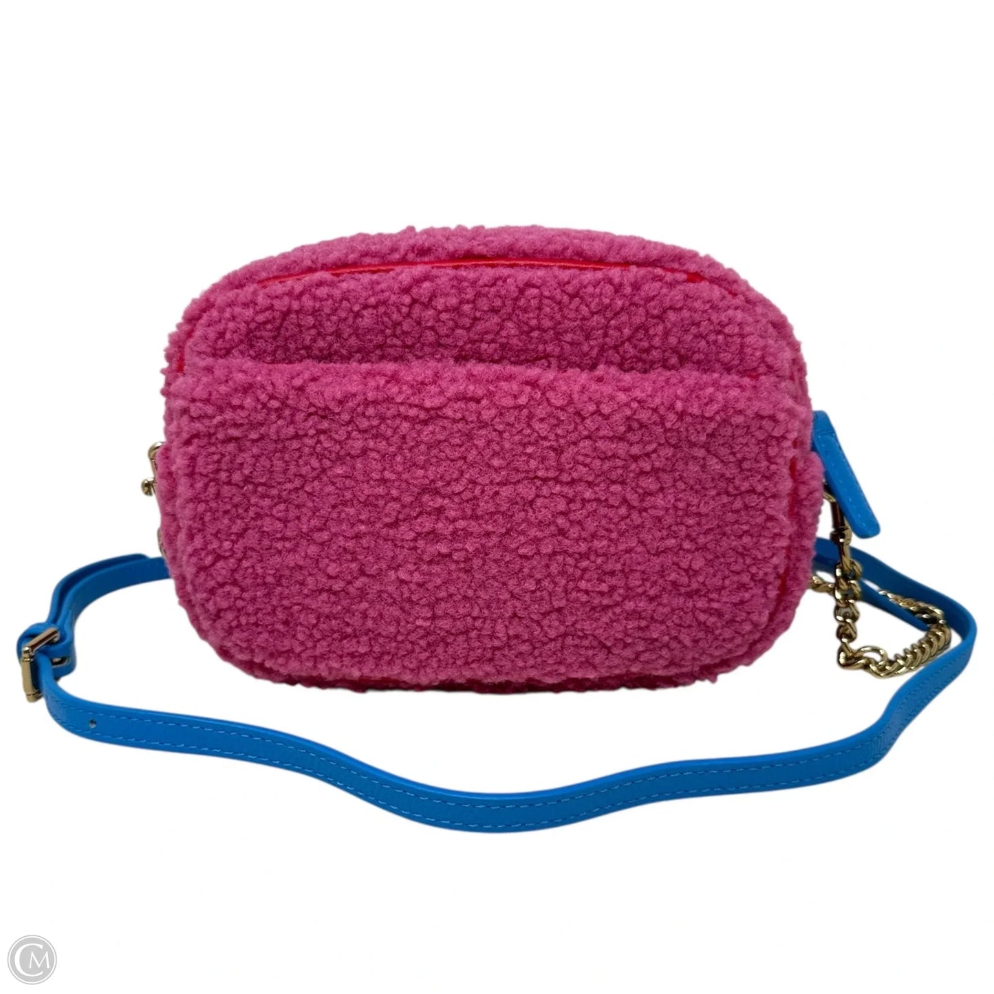 Chiswick High Pile Fleece Camera Bag Designer By Kurt Geiger, Size: Medium