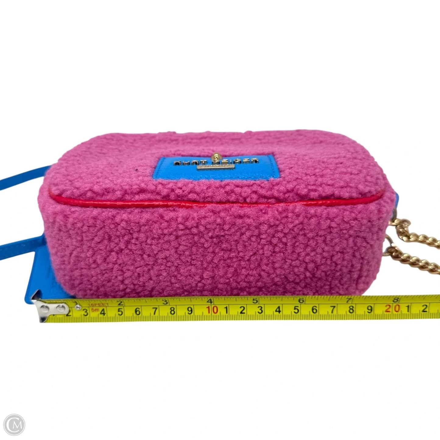 Chiswick High Pile Fleece Camera Bag Designer By Kurt Geiger, Size: Medium