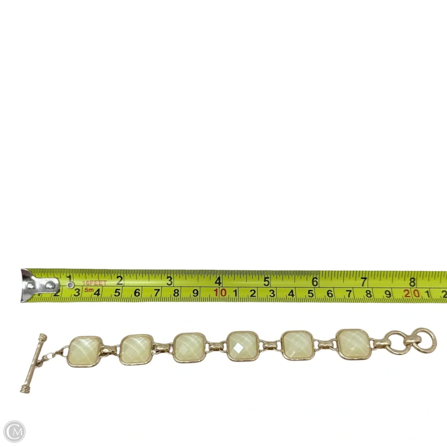 Faceted Yellow Square Stone Toggle Link Bracelet Other By Clothes Mentor