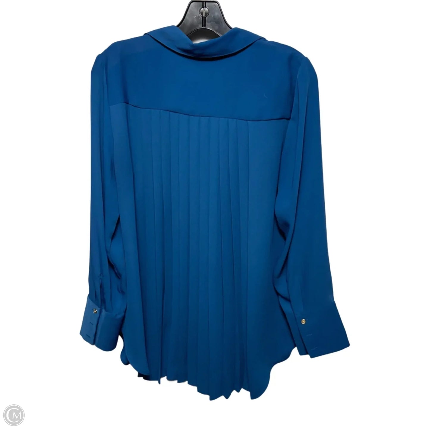 Top Long Sleeve By Chicos In Blue, Size: 4