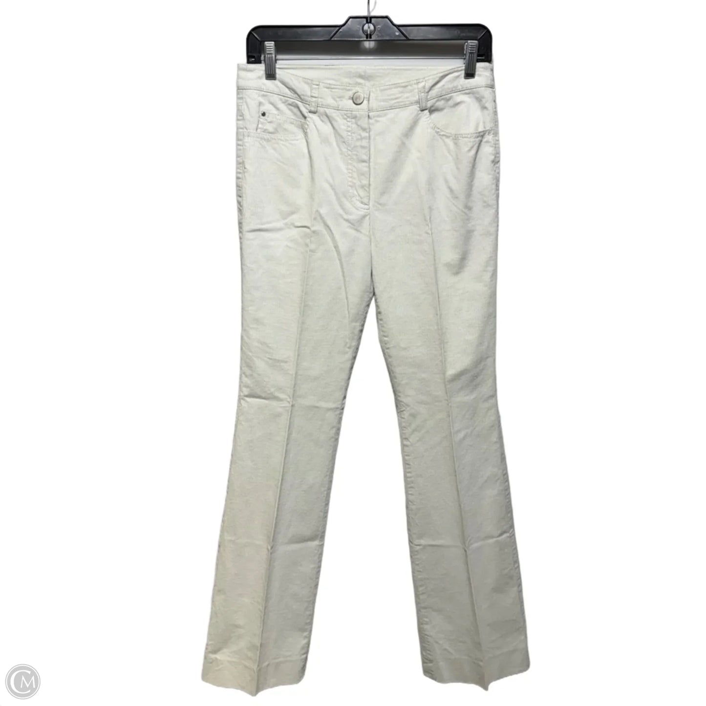 Pants Corduroy By Akris In Cream, Size: 4