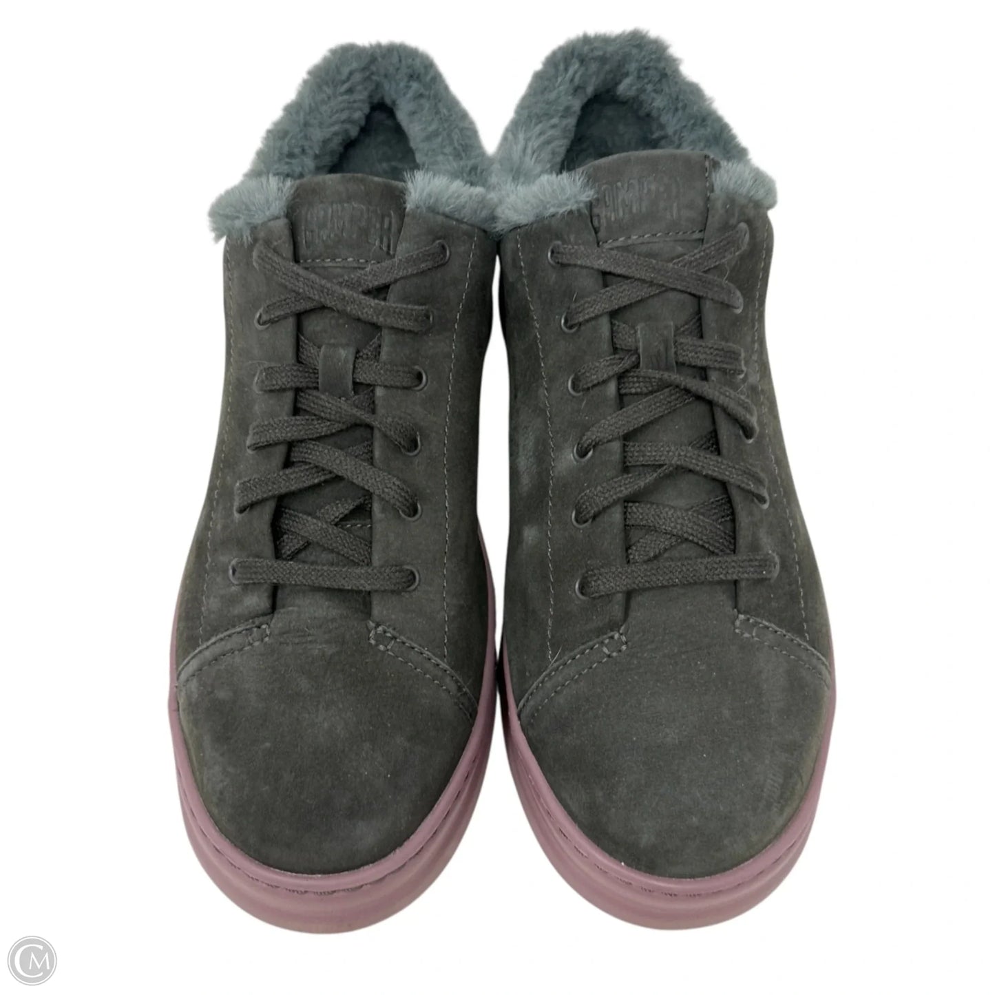 Runner Up Sneakers By Camper In Grey & Purple, Size: 11