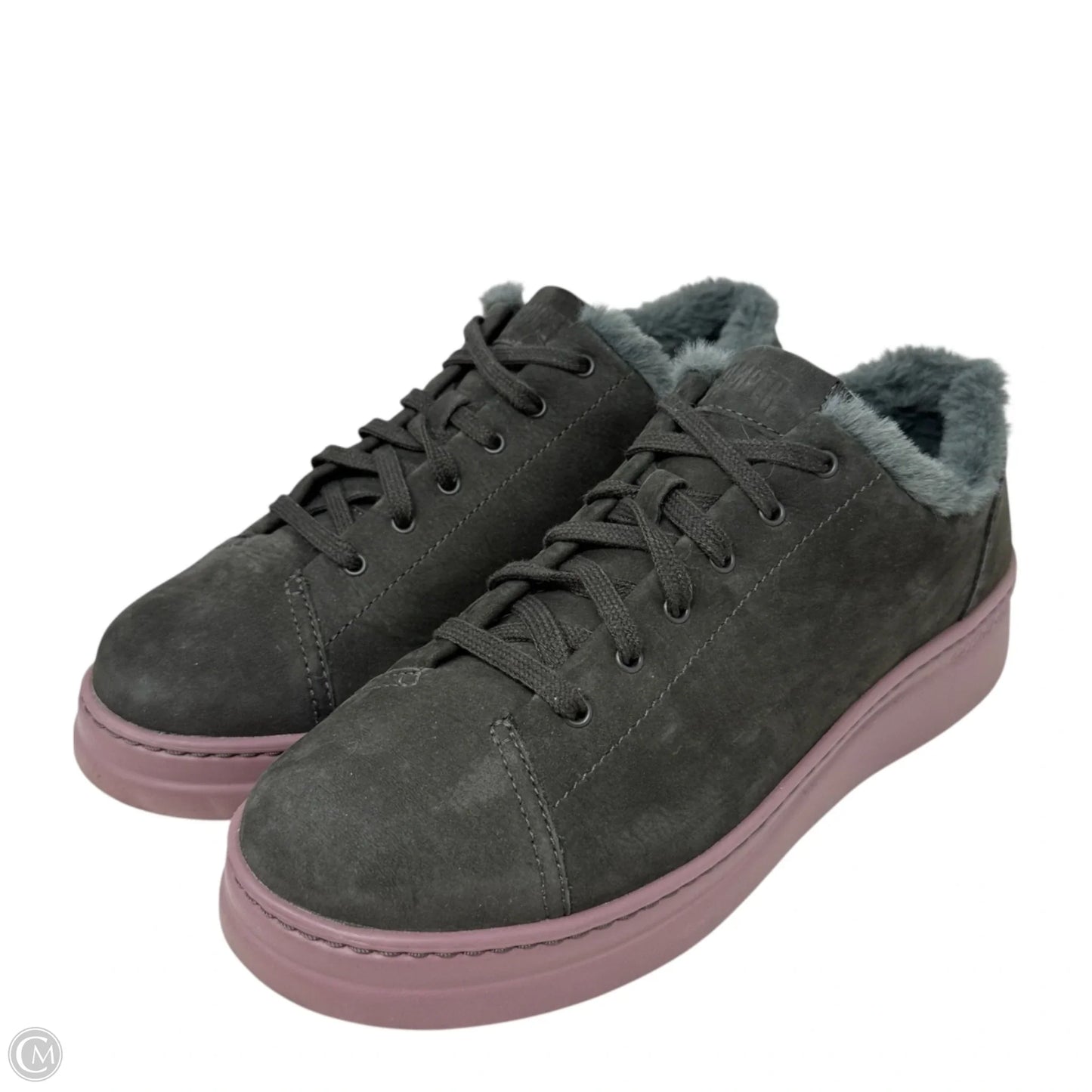 Runner Up Sneakers By Camper In Grey & Purple, Size: 11