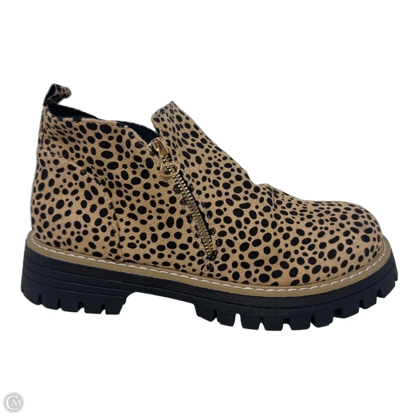 Boots Ankle Flats Unbranded In Animal Print, Size: 10 (41)