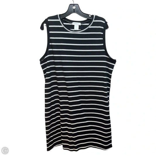 Dress Casual Midi By Cynthia Rowley In Striped Pattern, Size: Xl