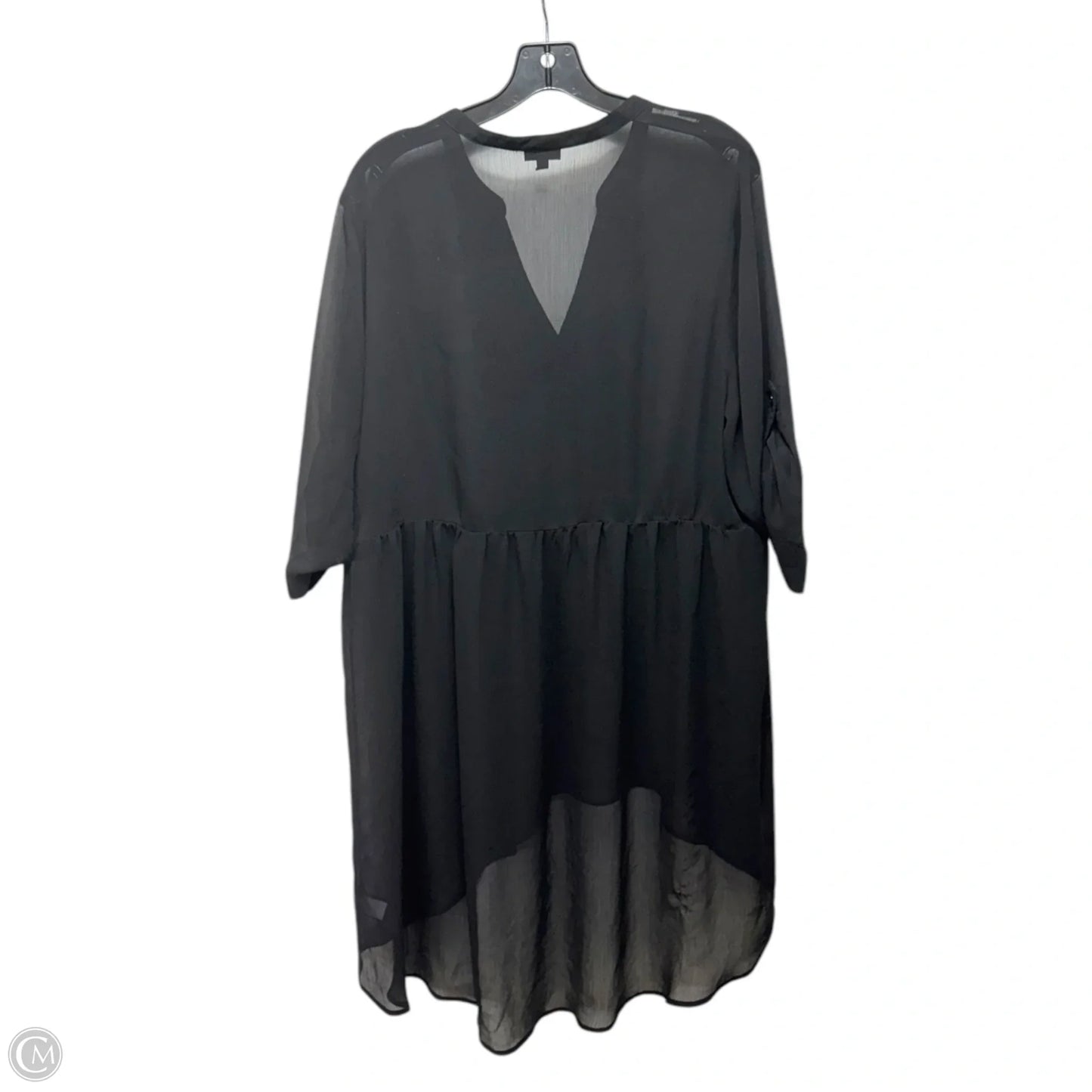 Top Long Sleeve By Torrid In Black, Size: 2X