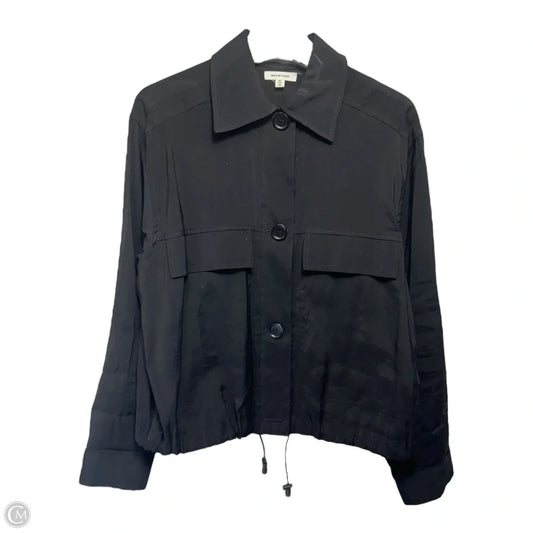 Jacket Shirt By Max Studio In Black, Size: M