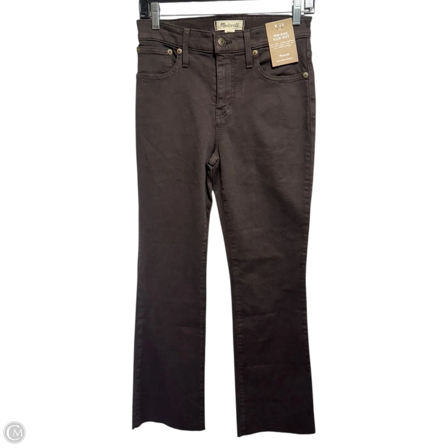 Jeans Flared By Madewell In Brown, Size: 2