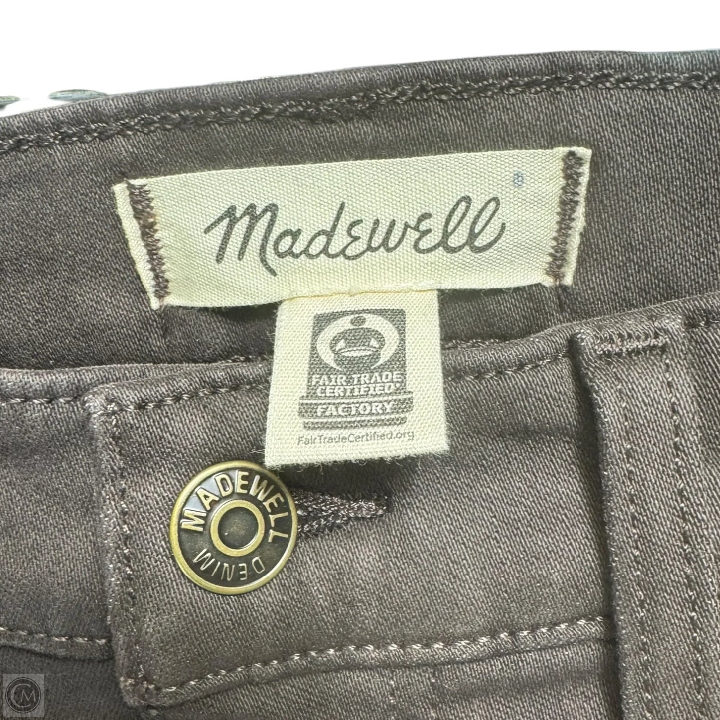 Jeans Flared By Madewell In Brown, Size: 2