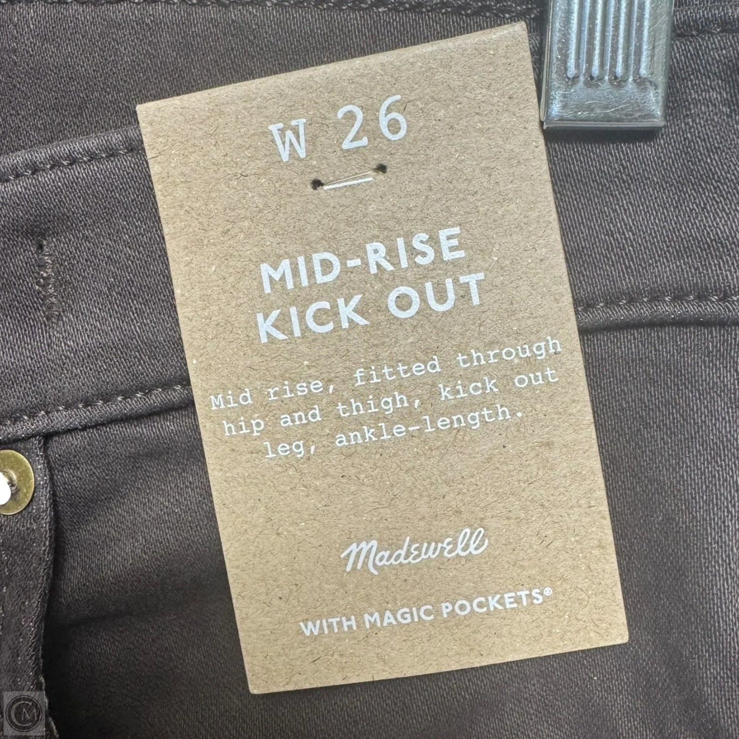 Jeans Flared By Madewell In Brown, Size: 2