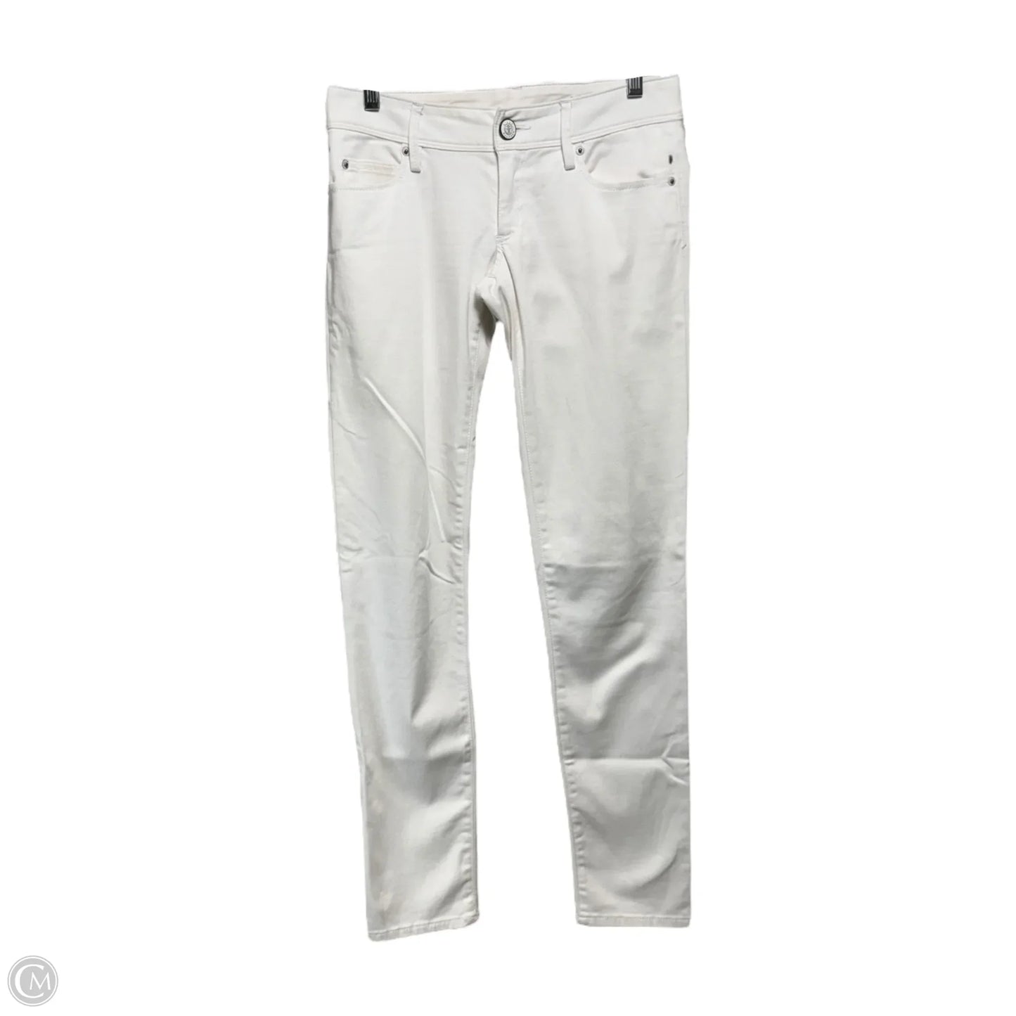 Worth Skinny Jeans Designer By Lilly Pulitzer In Resort White, Size: 0