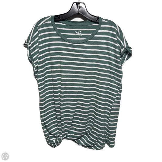 Top Sleeveless By Maurices In Striped Pattern, Size: 1x