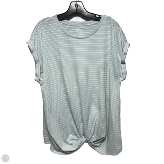 Top Sleeveless By Maurices In Striped Pattern, Size: 1x