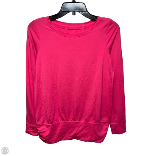 Tamika Top Long Sleeve Designer By Lilly Pulitzer In Sun Shell Pink, Size: Xs